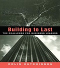 Cover: Building to Last - Routledge