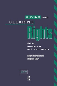 Enlarge image Cover: Buying and Clearing Rights - Routledge