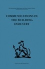 Cover: Communications in the Building Industry - Routledge