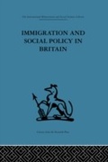 Cover: Immigration and Social Policy in Britain - Routledge