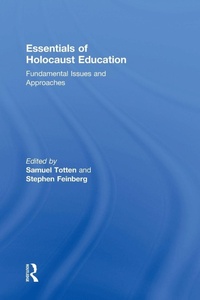 Enlarge image Cover: Essentials of Holocaust Education - Routledge