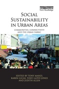Cover: Social Sustainability in Urban Areas - Routledge
