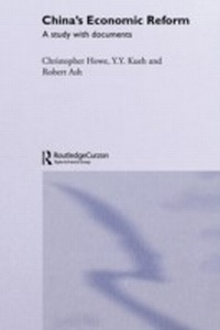 Enlarge image Cover: China's Economic Reform - Routledge