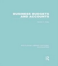 Abbildung von: Business Budgets and Accounts (RLE Accounting) - Routledge