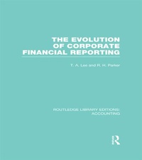 Abbildung von: Evolution of Corporate Financial Reporting (RLE Accounting) - Routledge