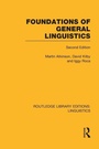 Cover: Foundations of General Linguistics (RLE Linguistics A: General Linguistics) - Routledge