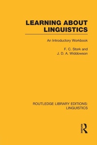 Enlarge image Cover: Learning about Linguistics (RLE Linguistics A: General Linguistics) - Routledge