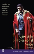 Cover: Care of the Professional Voice - Routledge