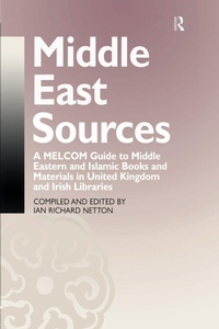 Abbildung von: Middle East Sources - Routledge