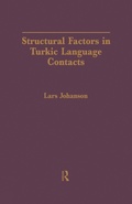 Cover: Structural Factors in Turkic Language Contacts - Routledge