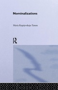 Cover: Nominalizations - Routledge