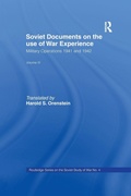 Cover: Soviet Documents on the Use of War Experience - Routledge