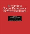 Cover: Rethinking Social Democracy in Western Europe - Routledge