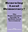 Cover: Renewing Local Democracy? - Routledge