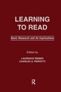 Cover: Learning To Read - Routledge
