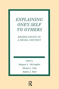Cover: Explaining One's Self To Others - Routledge