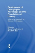 Cover: Development of Orthographic Knowledge and the Foundations of Literacy - Routledge