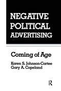 Cover: Negative Political Advertising - Routledge