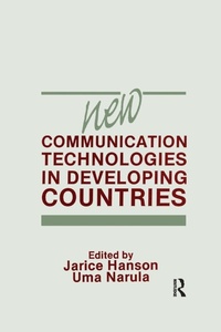 Enlarge image Cover: New Communication Technologies in Developing Countries - Routledge