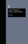 Cover: Afro-Virginian History and Culture - Routledge