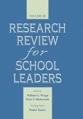 Cover: Research Review for School Leaders - Routledge