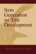 Cover: Item Generation for Test Development - Routledge