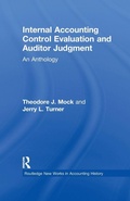 Cover: Internal Accounting Control Evaluation and Auditor Judgement - Routledge