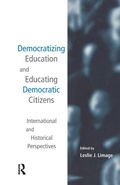 Cover: Democratizing Education and Educating Democratic Citizens - Routledge