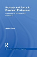 Cover: Prosody and Focus in European Portuguese - Routledge