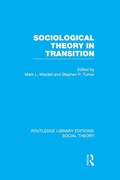 Cover: Sociological Theory in Transition (RLE Social Theory) - Routledge