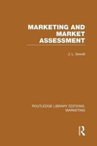 Enlarge image Cover: Marketing and Marketing Assessment (RLE Marketing) - Routledge