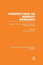 Cover: Perspectives on Memory Research (PLE:Memory) - Psychology Press Ltd