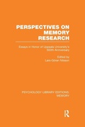 Cover: Perspectives on Memory Research (PLE:Memory) - Psychology Press Ltd