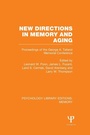 Cover: New Directions in Memory and Aging (PLE: Memory) - Psychology Press Ltd