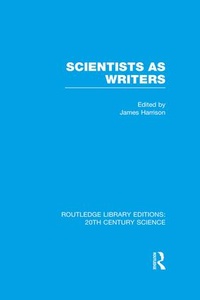 Enlarge image Cover: Scientists as Writers - Routledge