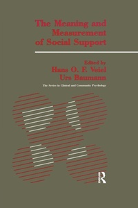 Enlarge image Cover: The Meaning And Measurement Of Support - CRC Press