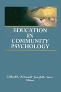 Cover: Education in Community Psychology - Routledge