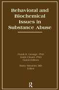 Bild: Behavioral and Biochemical Issues in Substance Abuse - Routledge