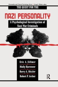 Bild vergrößern Bild: The Quest for the Nazi Personality - Routledge