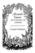 Cover: Alexander Dumas Dictionary Of Cuisine - Routledge