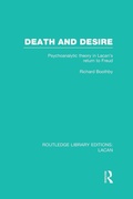 Cover: Death and Desire (RLE: Lacan) - Routledge