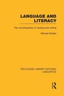 Bild: Language and Literacy (RLE Linguistics C: Applied Linguistics) - Routledge