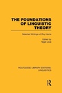 Cover: The Foundations of Linguistic Theory (RLE Linguistics B: Grammar) - Routledge