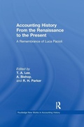 Cover: Accounting History from the Renaissance to the Present - Routledge