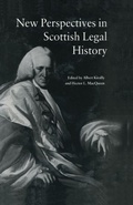 Cover: New Perspectives in Scottish Legal History - Routledge
