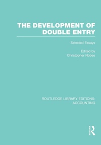 Abbildung von: The Development of Double Entry (RLE Accounting) - Routledge
