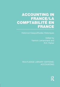 Abbildung von: Accounting in France (RLE Accounting) - Routledge