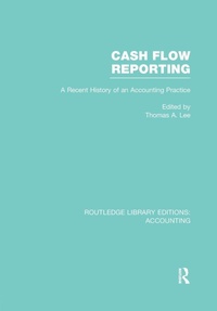 Abbildung von: Cash Flow Reporting (RLE Accounting) - Routledge