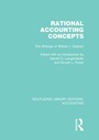 Cover: Rational Accounting Concepts (RLE Accounting) - Routledge