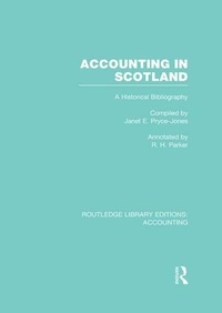 Abbildung von: Accounting in Scotland (RLE Accounting) - Routledge
